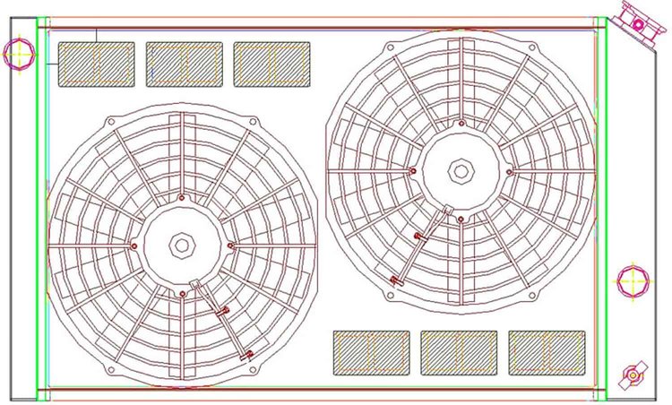 PerformanceFit Radiator ComboUnit for 1984-1989 Chevy C4 Corvette