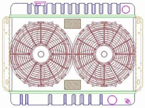 ExactFit Radiator ComboUnit for 1963-1967 Chevelle