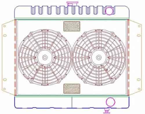 ExactFit Radiator ComboUnit for 1963-1967 Chevelle