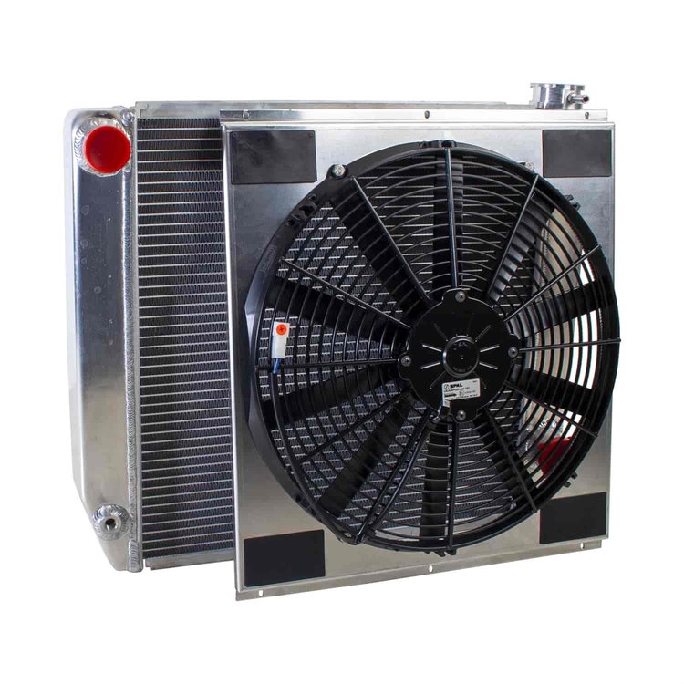 MegaCool ComboUnit Universal Fit Radiator and Fan Single Pass Crossflow Design 22" x 19" with No Options