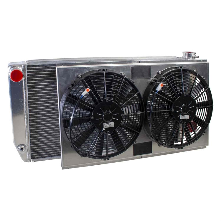MegaCool ComboUnit Universal Fit Radiator and Fan Single Pass Crossflow Design 31" x 15.50" with No Options