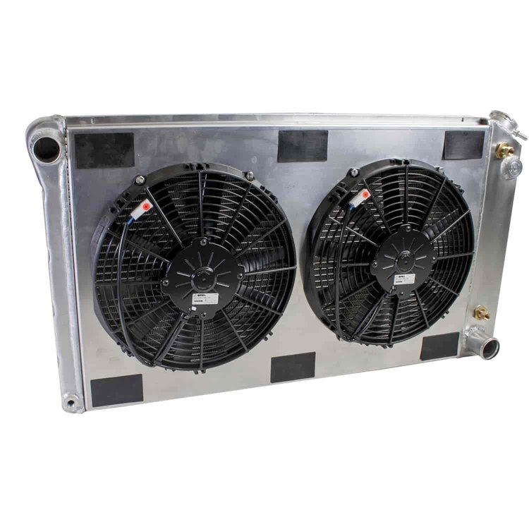 ExactFit Radiator ComboUnit for GM 1968-1977 A Body, 1978-1988 G Body, 1970-1981 F Body with Transmission Cooler