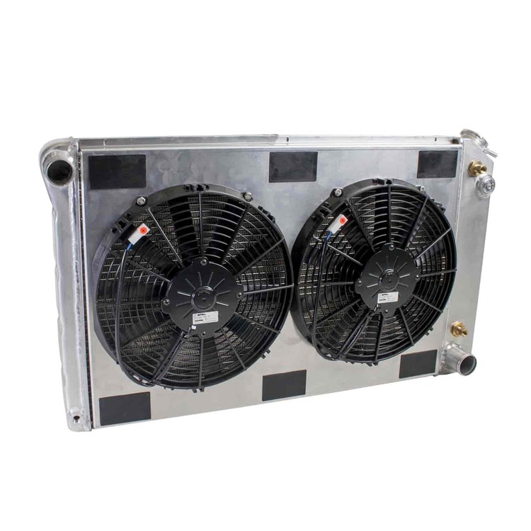 ExactFit Radiator ComboUnit for GM 1968-1977 A Body, 1978-1988 G Body, 1970-1981 F Body with Transmission Cooler