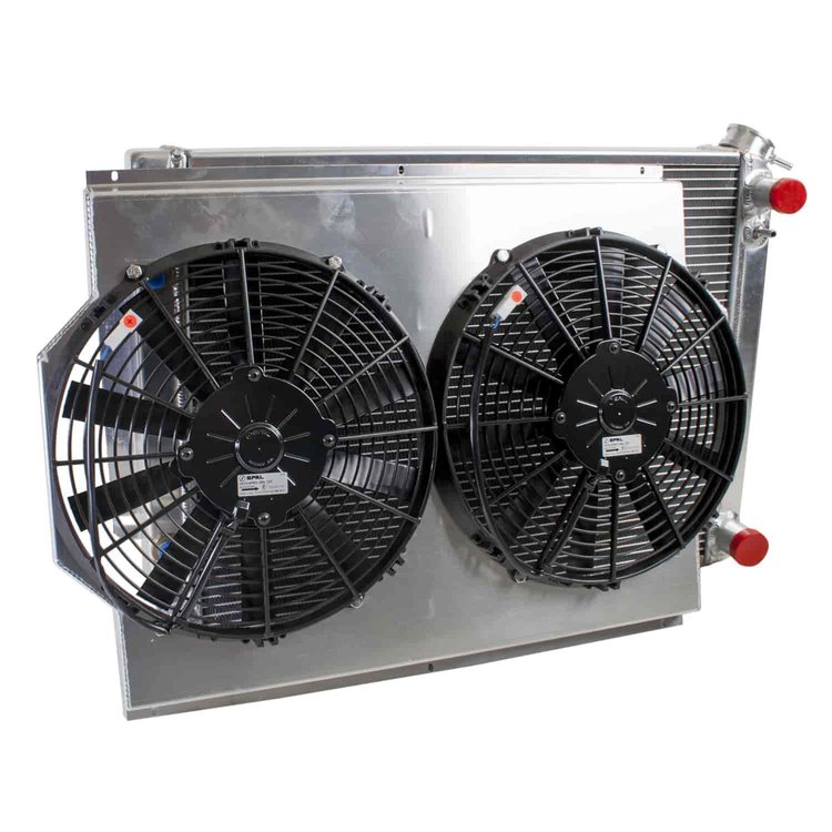 PerformanceFit Radiator ComboUnit for GM 1964-1967 A Body & 1967-1969 F Body with Transmission Cooler