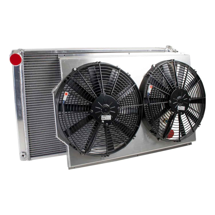 PerformanceFit Radiator ComboUnit for GM 1968-1977 A Body, 1978-1988 G Body, 1970-1981 F Body