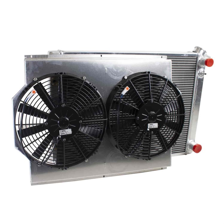 PerformanceFit Radiator ComboUnit for LS Swap GM 1968-1979 X Body with Transmission Cooler