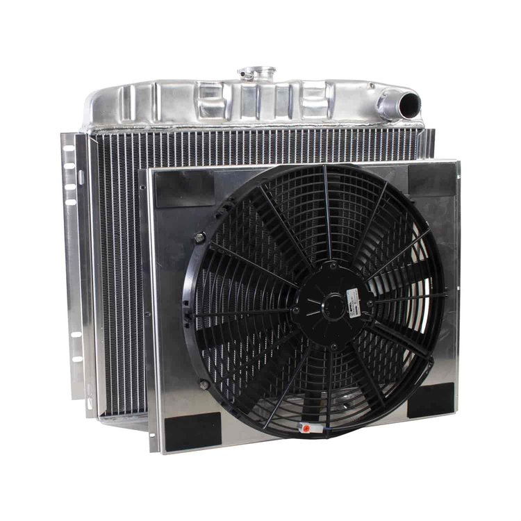 ExactFit Radiator ComboUnit for 1967-1970 Ford Mustang/Mercury Cougar with Late Small Block & L6