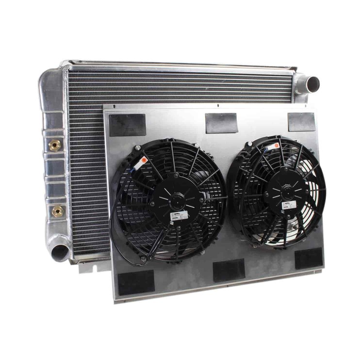 ExactFit Radiator ComboUnit for 1960-1963 Galaxie with Late Ford Small Block & Big Block
