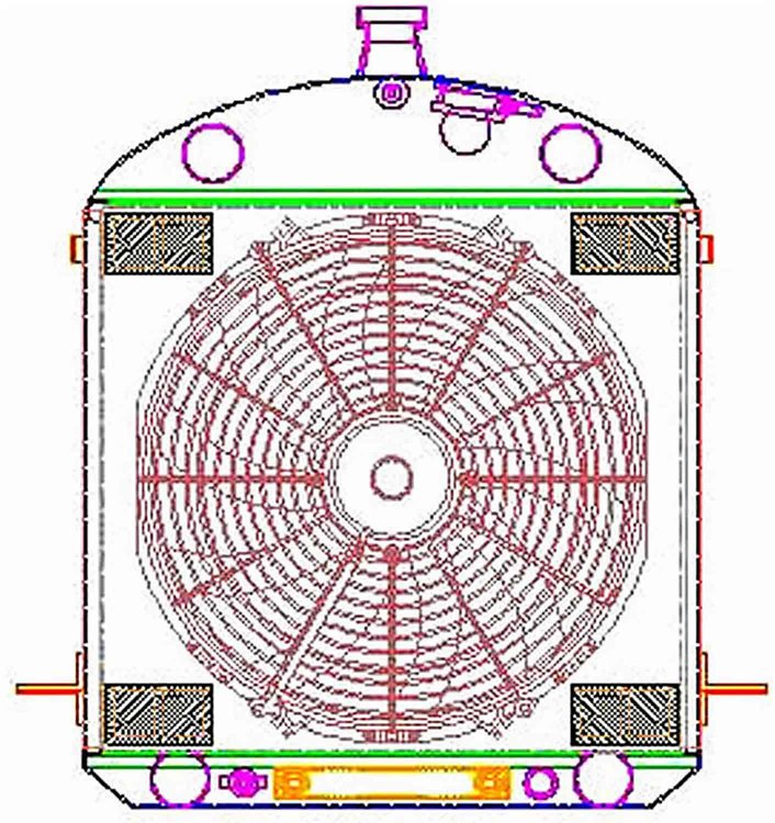 ExactFit Radiator ComboUnit for 1927 Model T with Early Ford Flathead V8