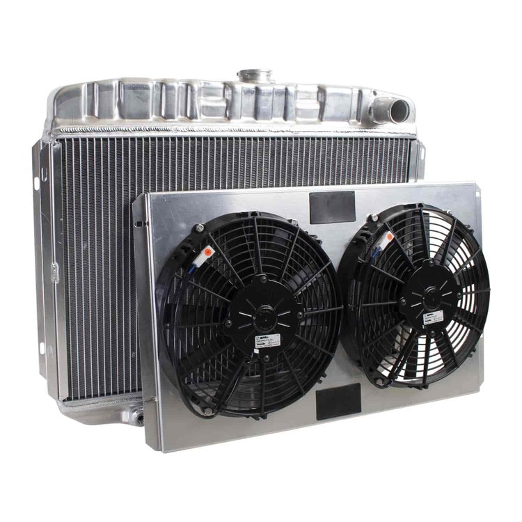 ExactFit Radiator ComboUnit for 1968-1970 Ford Mustang/Mercury Cougar with Small Block