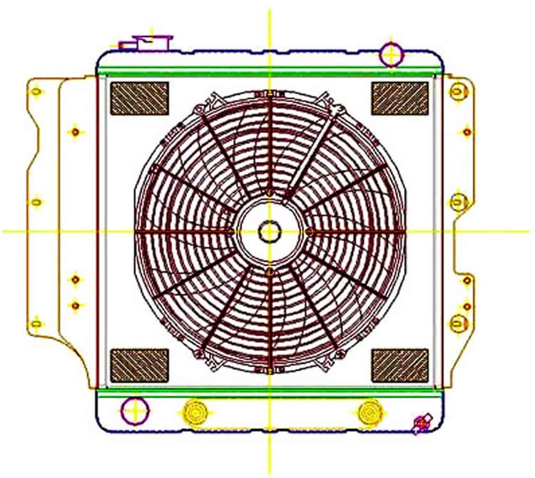 PerformanceFit Radiator ComboUnit for 1987-2006 Jeep Wrangler YJ/TJ with Transmission Cooler