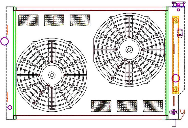 ExactFit Radiator ComboUnit for 1993-2002 Camaro/Firebird F Body with Transmission Cooler