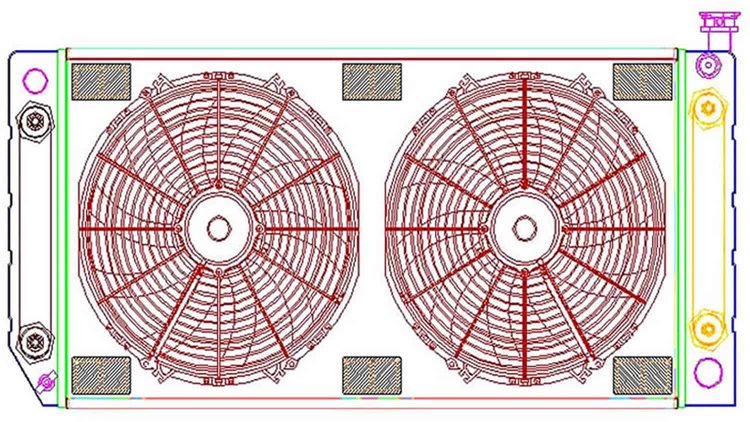ExactFit Radiator ComboUnit for 1994-2000 Chevy/GMC Sierra, Silverado,Tahoe, Suburban & Yukon