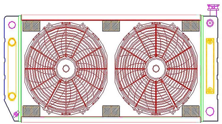 PerformanceFit Radiator ComboUnit for 1988-1993 Chevy/GMC C/K Series Truck/Blazer/Suburban with Transmission Cooler