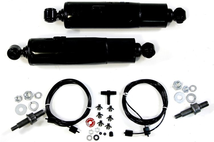 HiJacker Air Adjustable Shock Absorbers for 1973-1991 GMC Jimmy & 1973-1986 Chevy C10 Suburban [Steel Dust Tube]