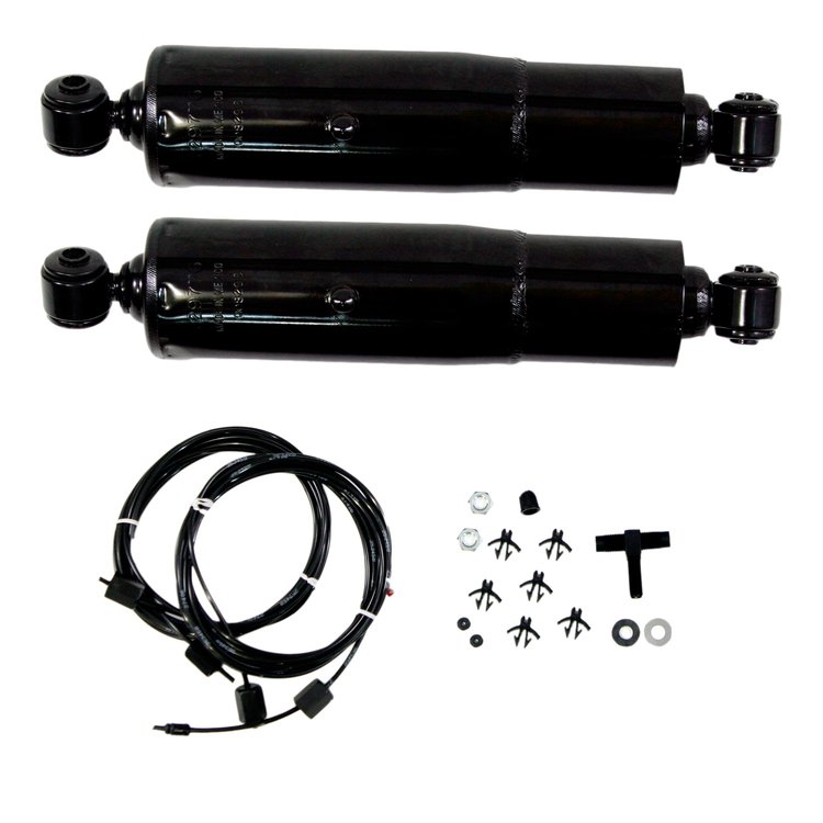 HiJacker Air Adjustable Shock Absorbers for 1985-2005 Chevy Astro & 1985-2005 GMC Safari [Steel Dust Tube]