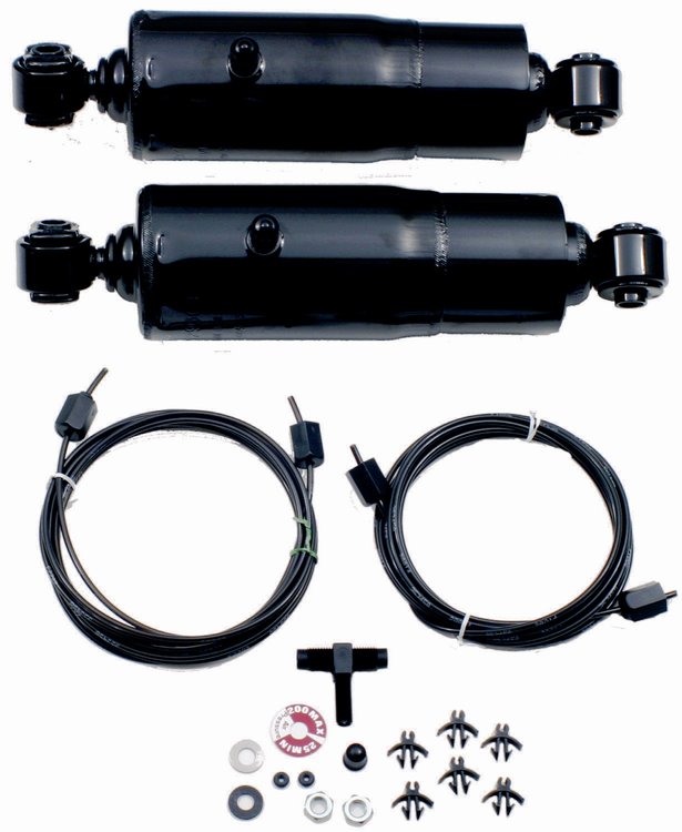 Air Adjustable Shock Absorbers for 1995-2003 Ford Windstar & 1999-2004 Honda Odyssey [Steel Dust Tube]