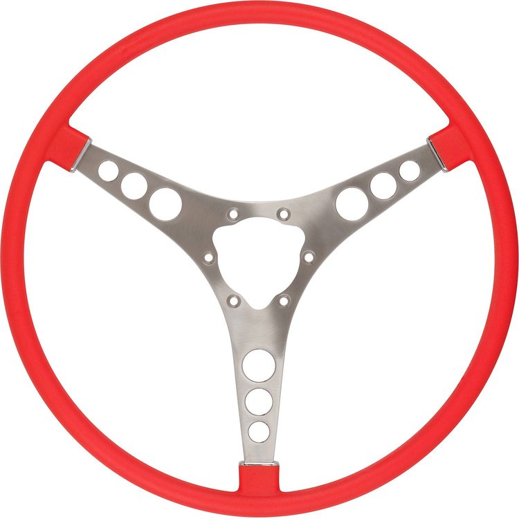 RP20036 Original-Style 15 in. Steering Wheel for 1956-1962 Chevy Corvette [Venetian Red]