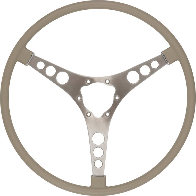 RP20046 Original-Style 15 in. Steering Wheel for 1956-1962 Chevy Corvette [Fawn Beige]