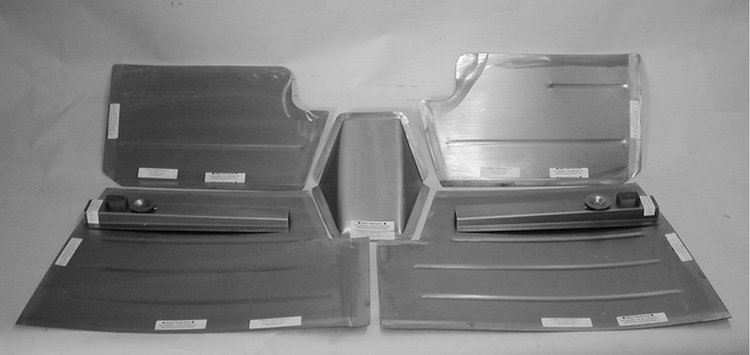 CV226 Floorboard Kit for 1947-1954 Chevy Pickup, Front, To Fit The Stock Firewall