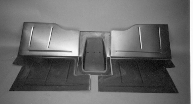 CV254 Floorboard Kit for 1955-1959 Chevy Pickup, Front, To Fit The Stock Firewall