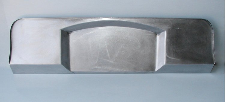 CV295 Firewall for 1955-1959 Chevy Pickup, Custom Curved-Top, 2 in. Setback