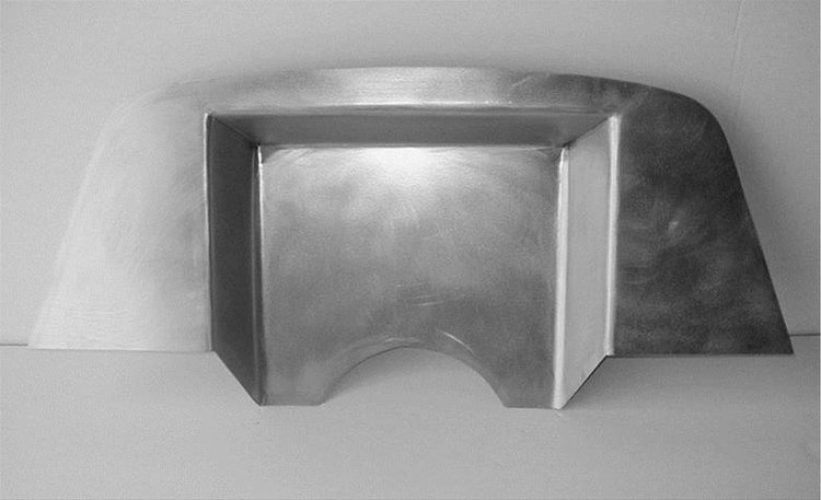 CVO261 Firewall for 1949-1954 Chevy/Olds Passenger Car, Tapered, 4 in. Setback