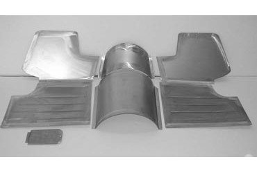 CVO267 Floorboard Kit for 1951-1954 Chevy/Olds Passenger Car, Front, Fits 4 in. Firewall