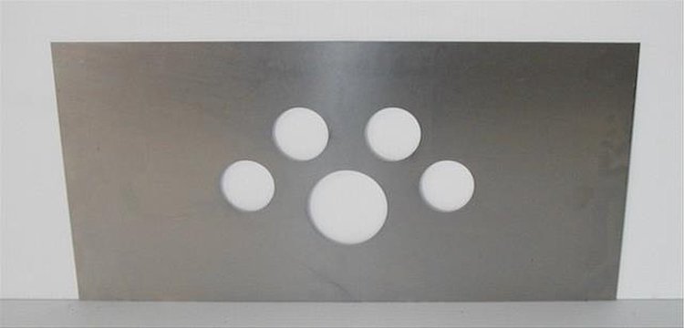 DS303-STE Dash Panel Insert, Universal, Steel, Gauges Round-Top Over Center Speedometer