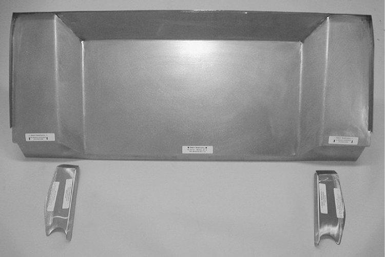 FD140 Firewall for 1941-1948 Ford Passenger Car w/ Big Block, 4 in. Setback