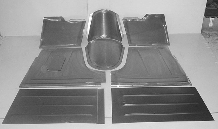 FD221 Floorboard Kit for 1948-1952 Ford Pickup, Front