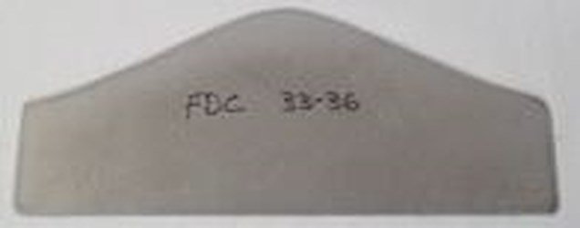 FDC33-36 Cowl Vent Filler Panel for 1933-1934 Ford Passenger Car; 1935-1936 Pickup
