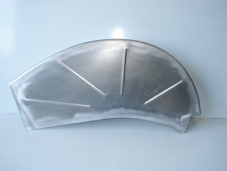 UN197 Wheel Well Tubs for 1937-1938 Ford Passenger Car, Standard 7 in. Depth