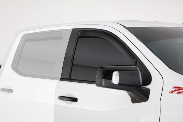 Smoke Ventgard Snap Front Window Deflectors Fits Select Chevy Silverado 1500