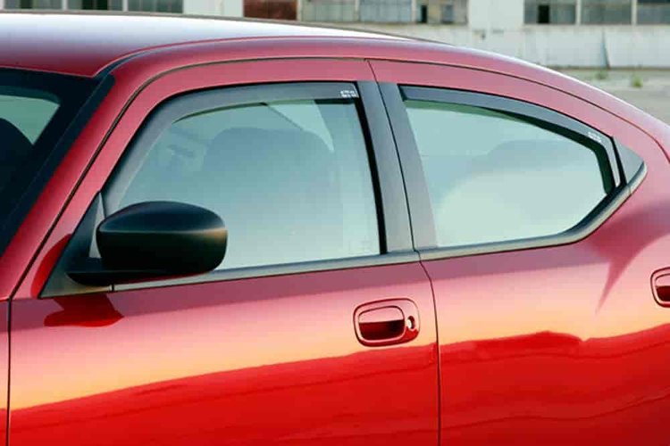 Ventgard Snap Side Window Vent 4 pc. Smoke