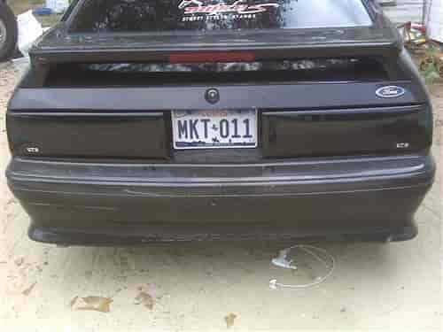 Blackout Taillight Covers 1987-93 Mustang GT
