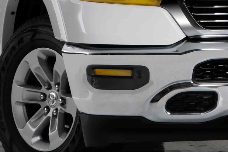 Transparent Yellow Fog Light Covers For Select Late-Model Ram 1500 Trucks