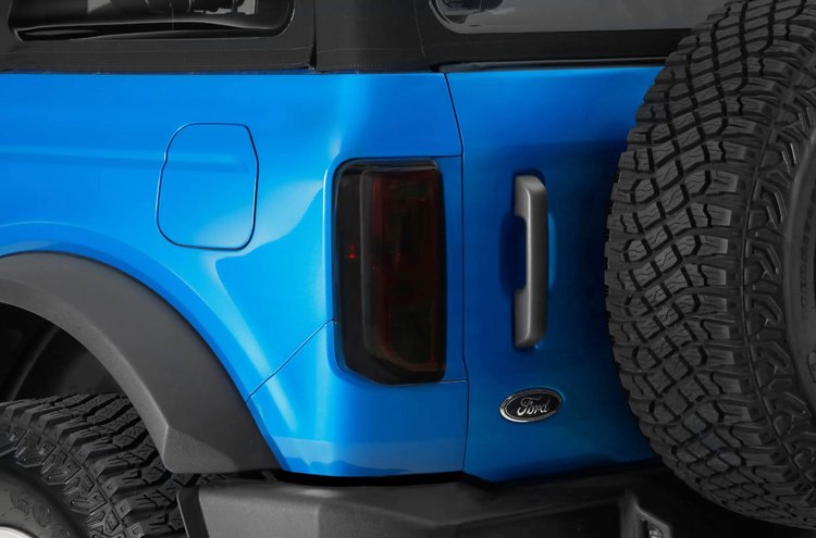 Blackout Taillight Covers Kit Fits Gen 6 Ford Bronco [non-LED]