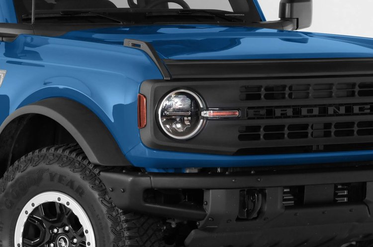 Clear Headlight Cover Kit Fits Gen 6 Ford Bronco [non-LED]