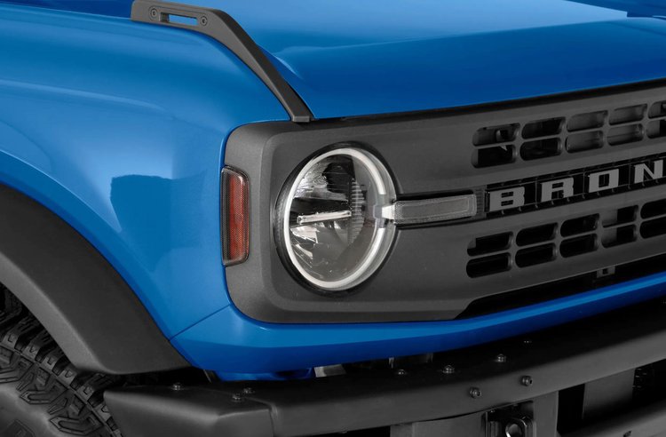 Carbon Fiber Daytime Running Light Cover Kit Fits Gen 6 Ford Bronco [non-LED]