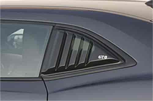 Quarter Window Louver Smoke 2 pc.