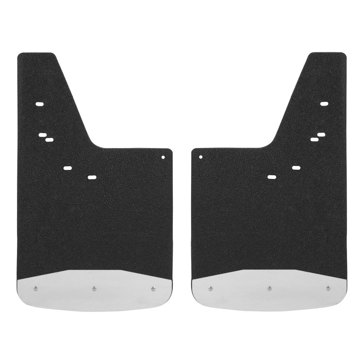 250420 Front or Rear 12 in. x 20 in. Rubber Mud Guards Fits Select F-150, Mark LT