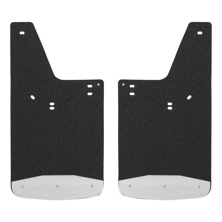 250423 Front or Rear 12 in. x 23 in. Rubber Mud Guards Fits Select F-150, Mark LT