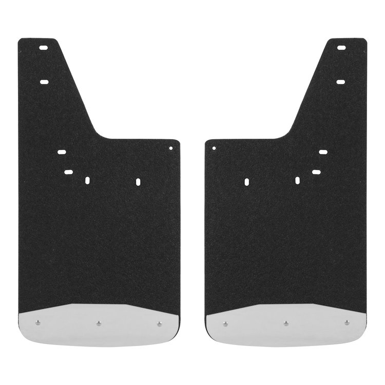 250932 Front 12 in. x 23 in. Rubber Mud Guards Fits Select Dodge, Ram 1500 to 5500
