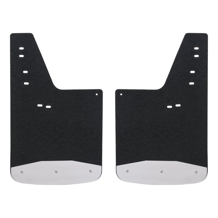 251120 Front or Rear 12 in. x 20 in. Rubber Mud Guards Fits Select Ford Super Duty