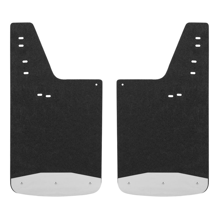 251123 Front or Rear 12 in. x 23 in. Rubber Mud Guards Fits Select Ford Super Duty