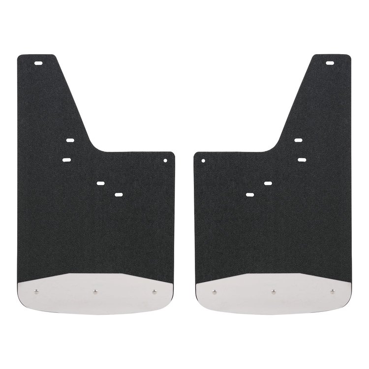 251440 Front or Rear 12 in. x 20 in. Rubber Mud Guards Fits Select Chevy Silverado, GMC Sierra