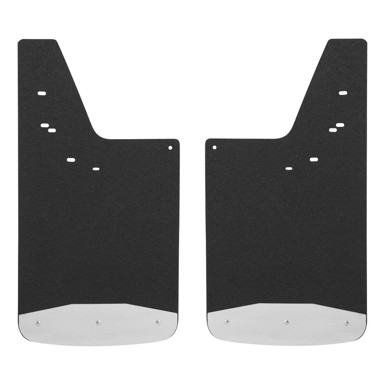 251523 Front or Rear 12 in. x 23 in. Textured Rubber Mud Guards Fits Select Ford F-150