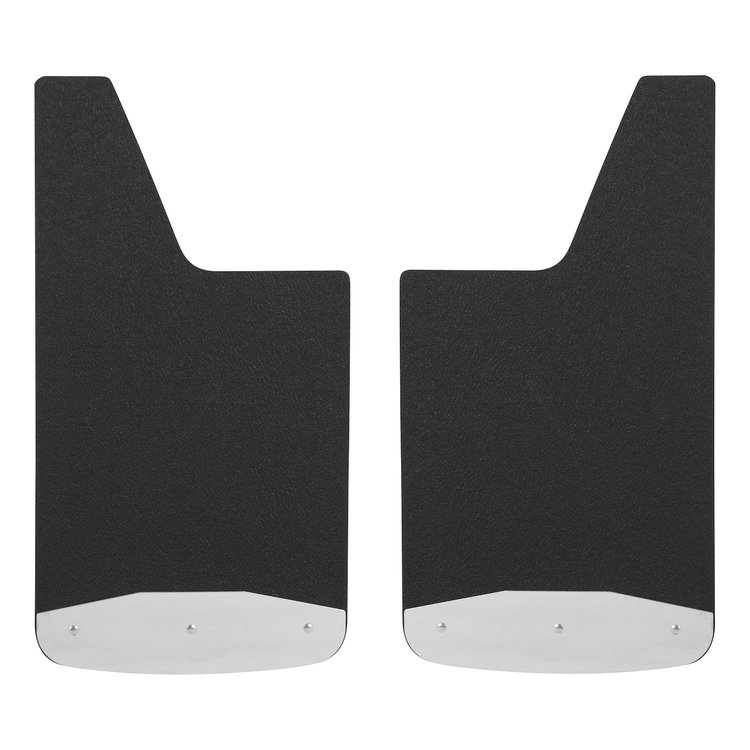 251723 Front or Rear 12 in. x 23 in. Rubber Mud Guards Fits Select Ford Super Duty