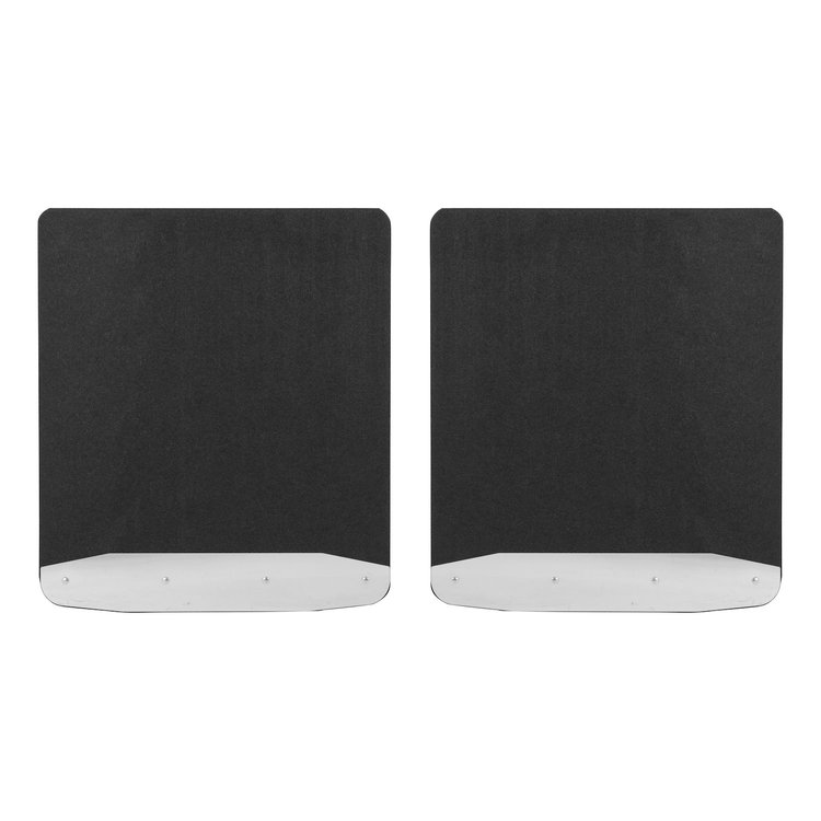 252023 Universal Dually 20 in. x 23 in. Textured Rubber Mud Guards